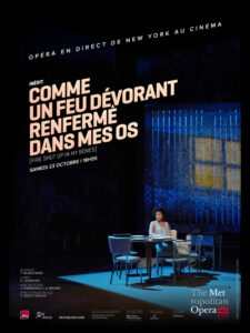 COMME UN FEU DEVORANT RENFERME DANS MES OS Poster