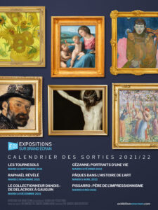 EXPOSITION GRAND ECRAN CALENDRIER 2021-22 Poster
