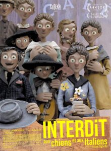INTERDIT AUX CHIENS ET AUX ITALIENS Poster