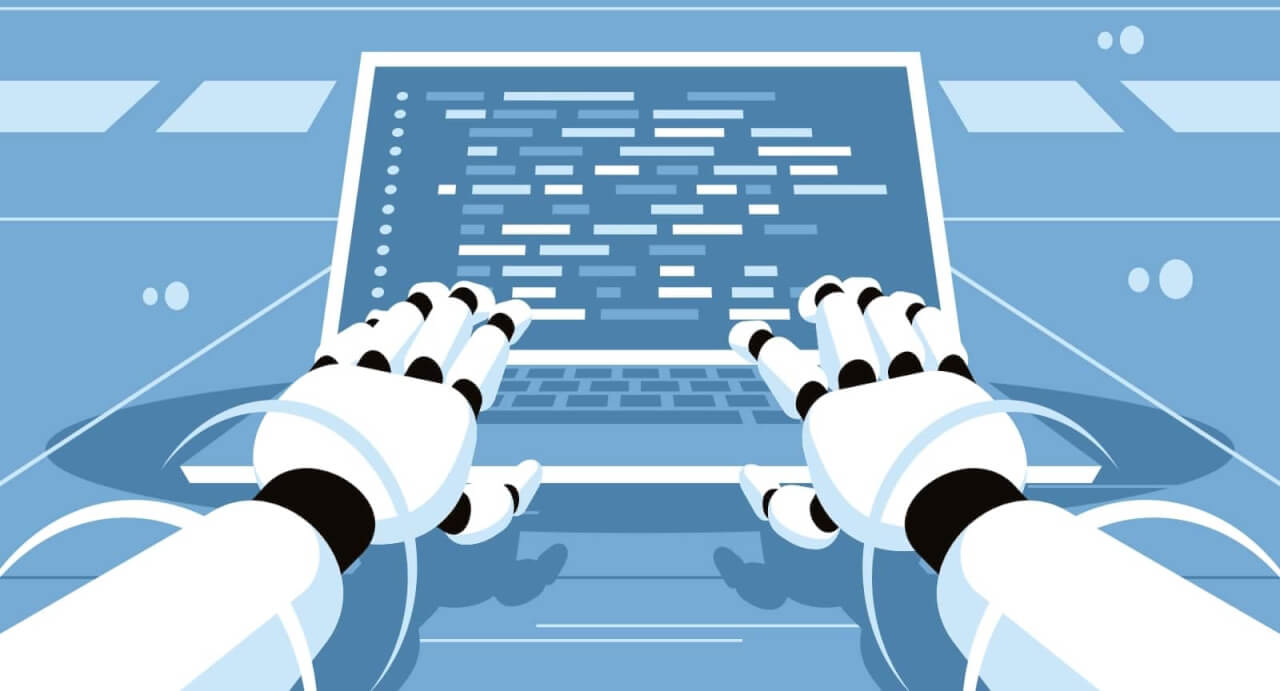 AI robot clavier