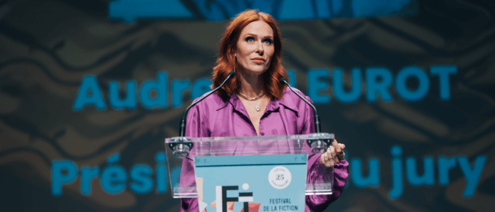 Audrey Fleurot Présidente du jury du Festival de La Rochelle 2023