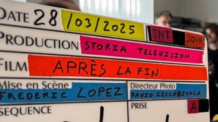clap tournage Après la fin