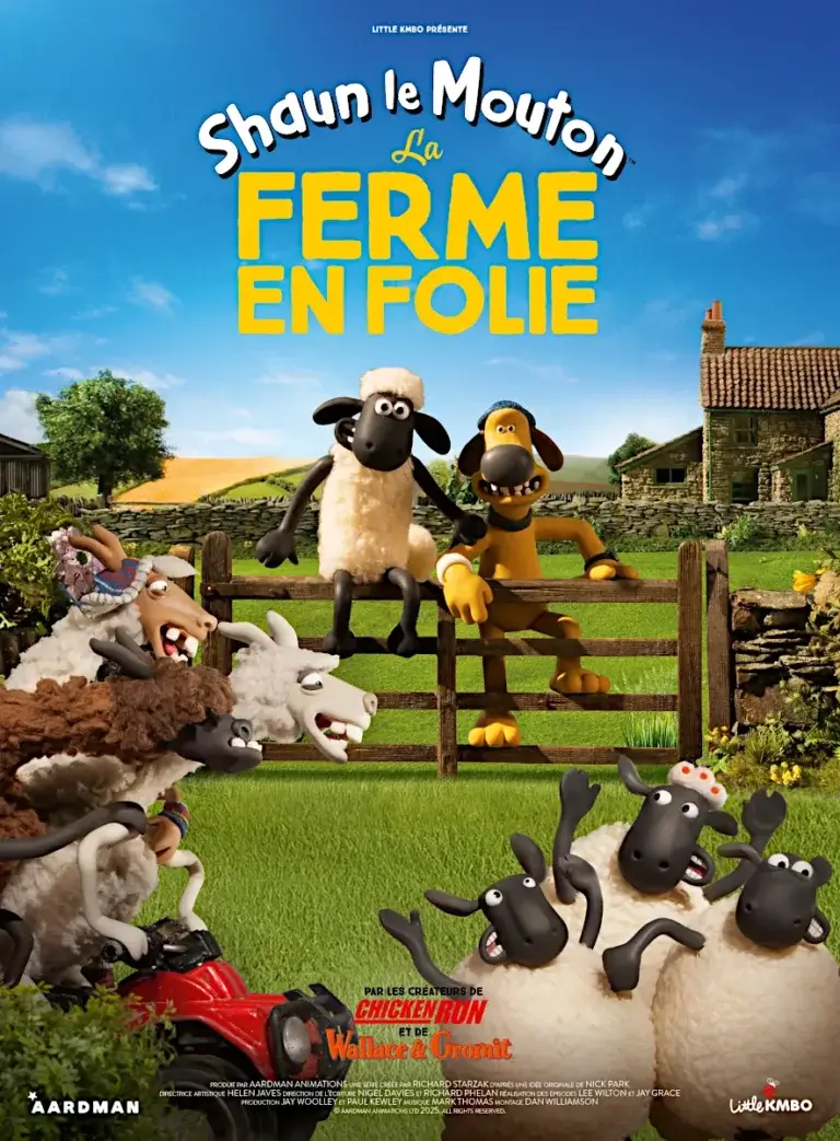 Shaun le mouton - la ferme en folie affiche