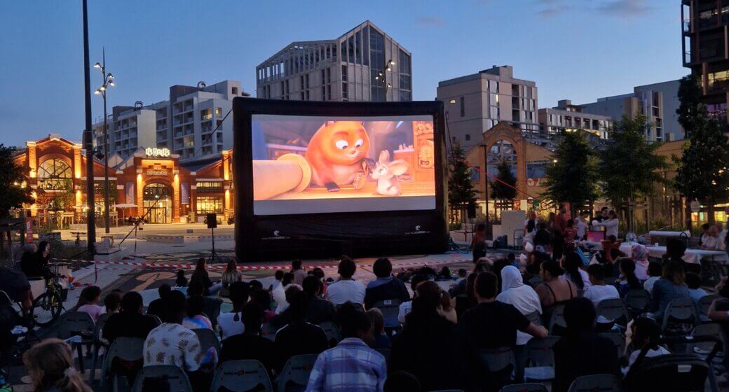 Cinéma en plein air - Écoquartier Cartoucherie Toulouse