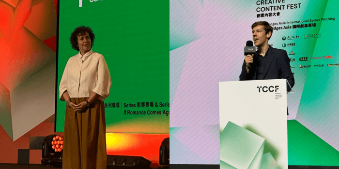 Laurence Herszberg et Pierre Ziemniak au Taiwan Creative Content Fest 2025