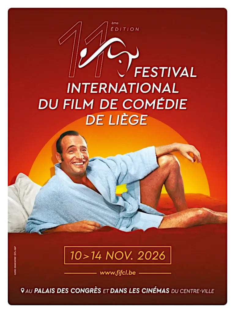 Festival du film de comédie de Liège 2026 affiche