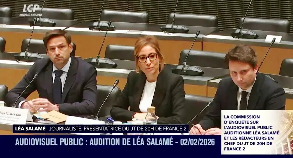 Léa Salamé Commission audiovisuel public