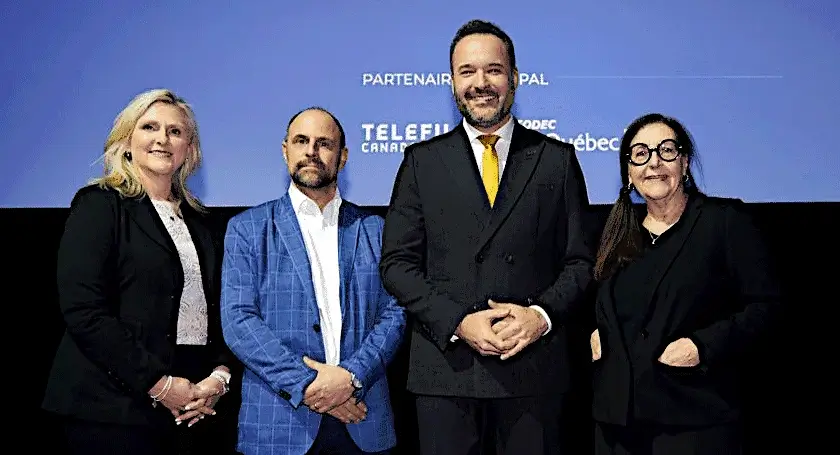 Sophie Labesse, Nicolas Savoie, Mathieu Lacombe et Louise Lantagne