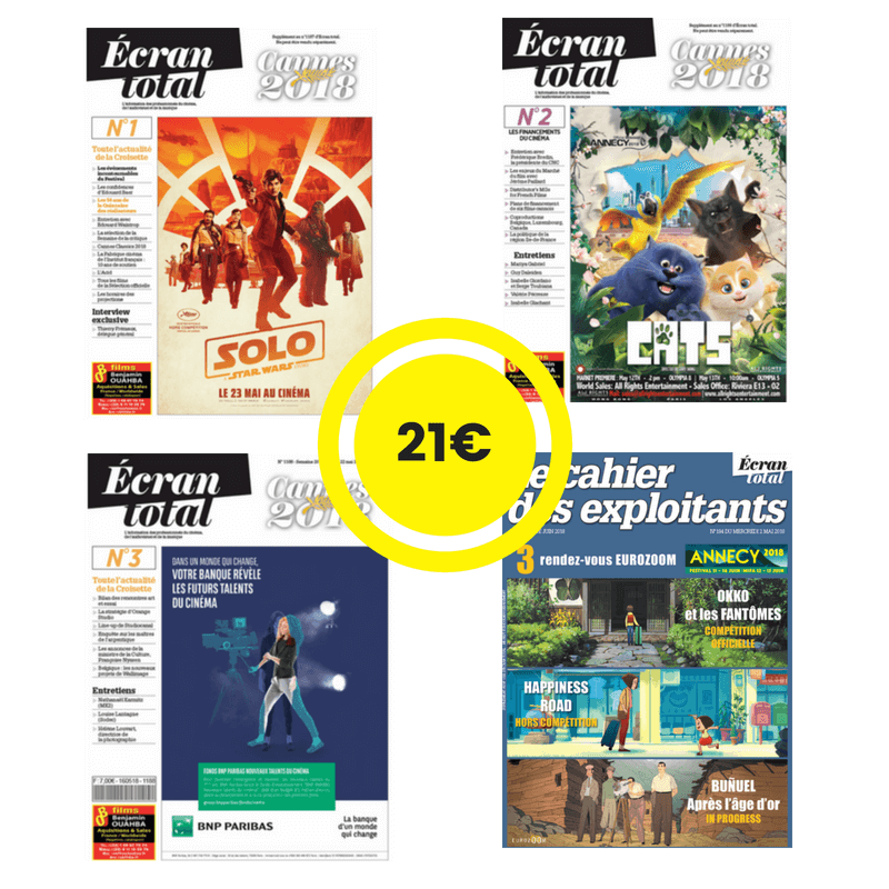 Pack Spécial Cannes 2018 – Hors Séries + Cahier des Exploitants