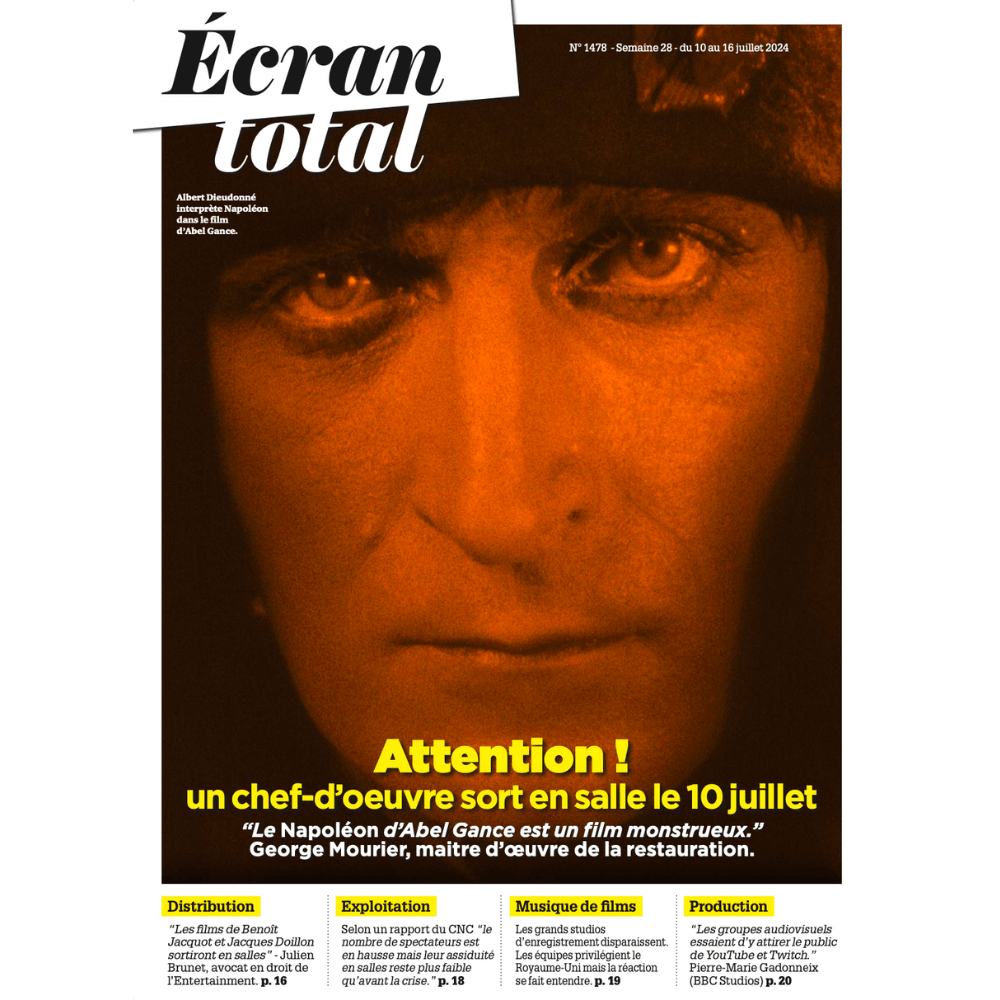 Mercredi 10 juillet 2024 : "Napoléon" par Abel Gance, récit d'une restauration