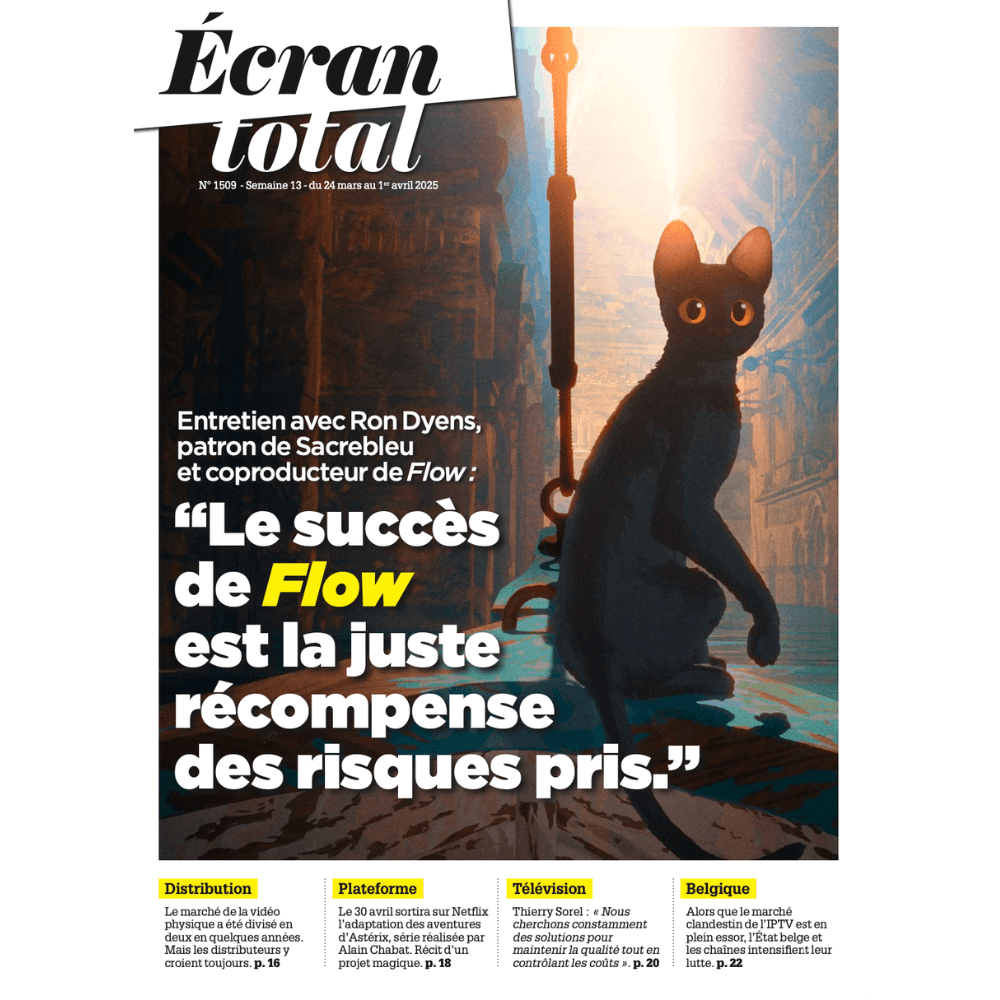Mercredi 26 mars 2025 : Entretien avec Ron Dyens, producteur de "Flow"