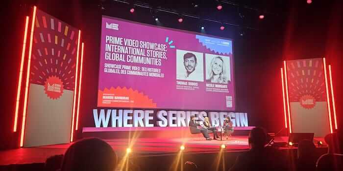 Le showcase de Prime Video au Séries Mania Forum 2026