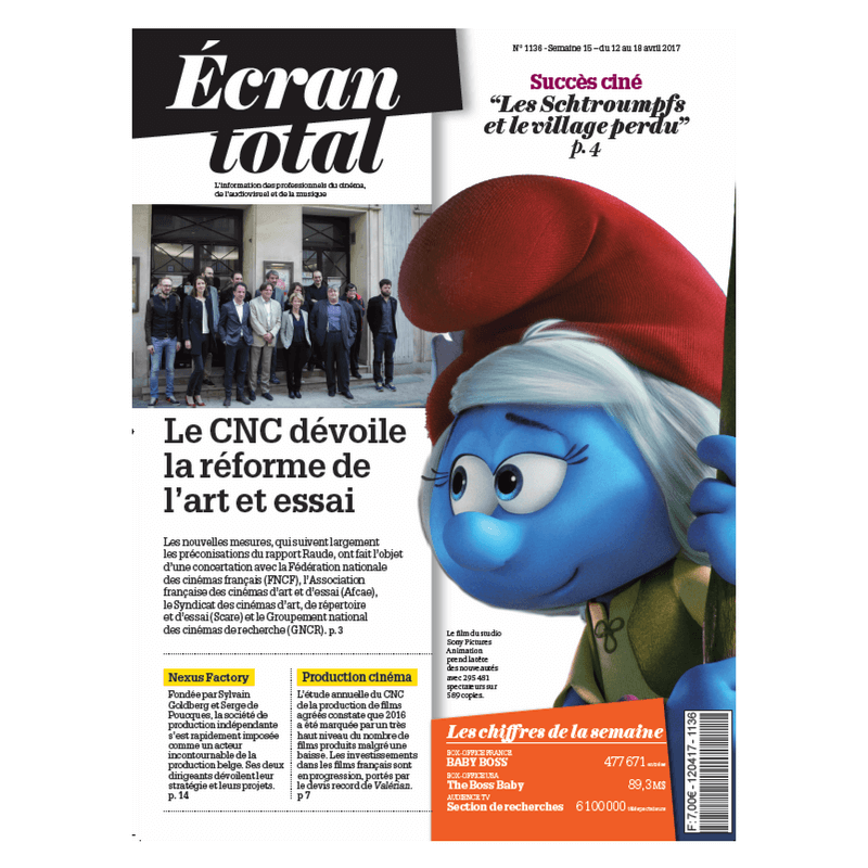 N°1136 - Le CNC dévoile la réforme de l'art et essai