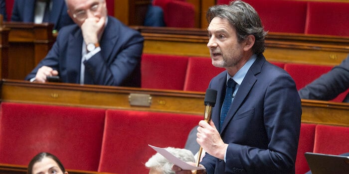 Erwan Balanant, député MoDem, membre de la Commission d'enquête sur l'audiovisuel public à l'Assemblée nationale