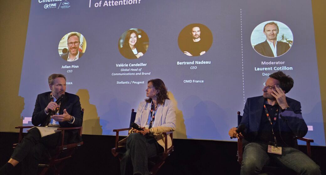 Julian Pinn Valérie Candellier et Bertrand Nadeau Marché du film 2026