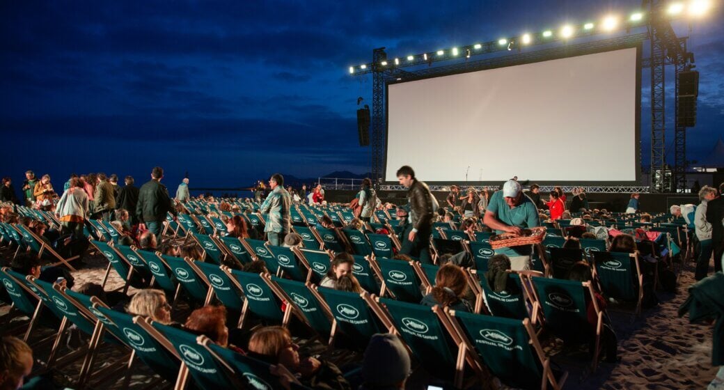 Festival de Cannes cinéma de la plage