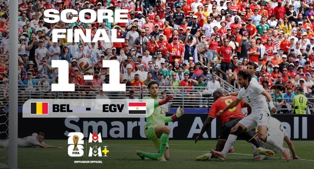 M6 Coupe du monde Belgique-Egypte