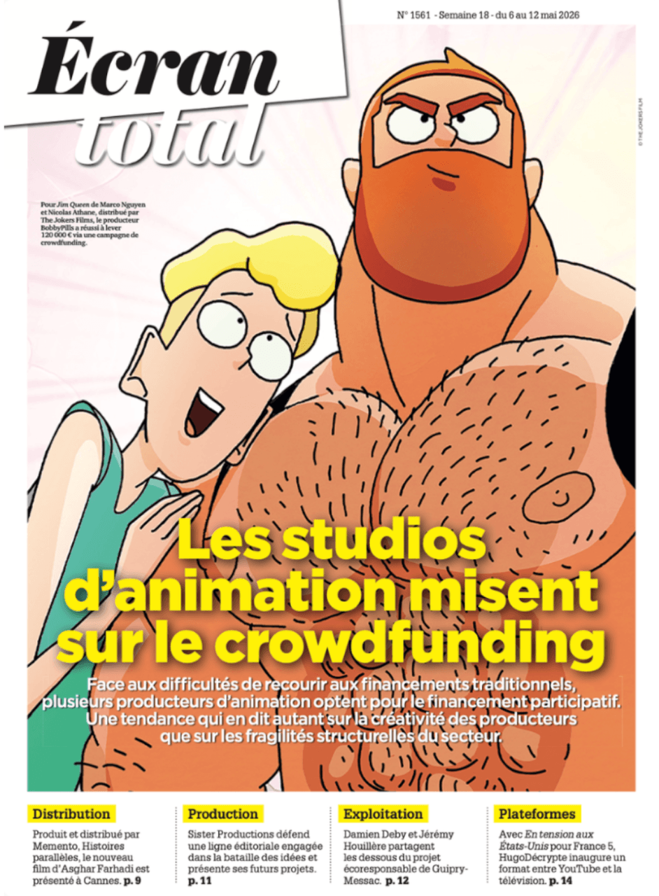 [PDF] Mercredi 6 mai 2026 : Les studios d’animation misent sur le crowdfunding