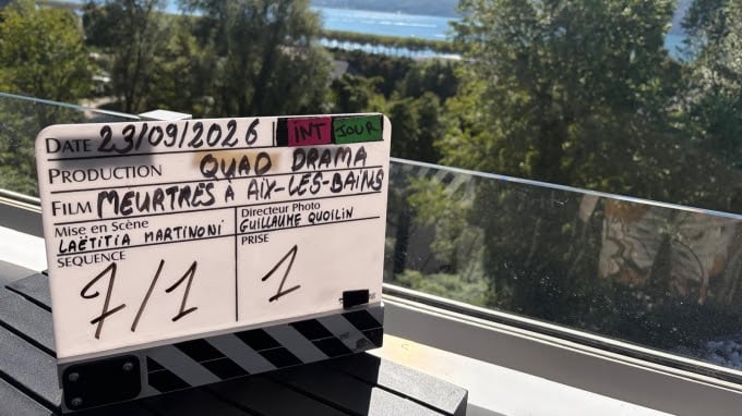 Meurtres à Aix-les-bains tournage