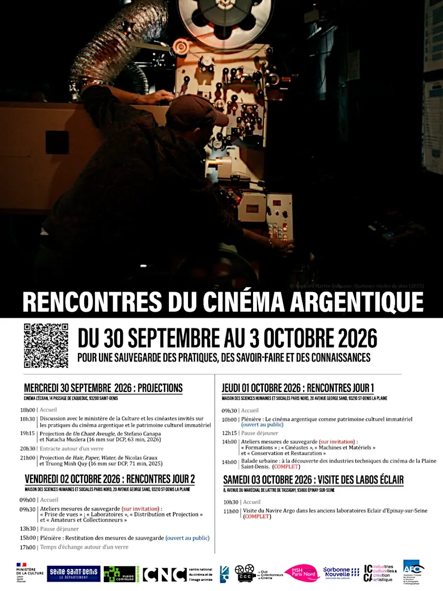1ʳᵉˢ RENCONTRES DU CINÉMA ARGENTIQUE