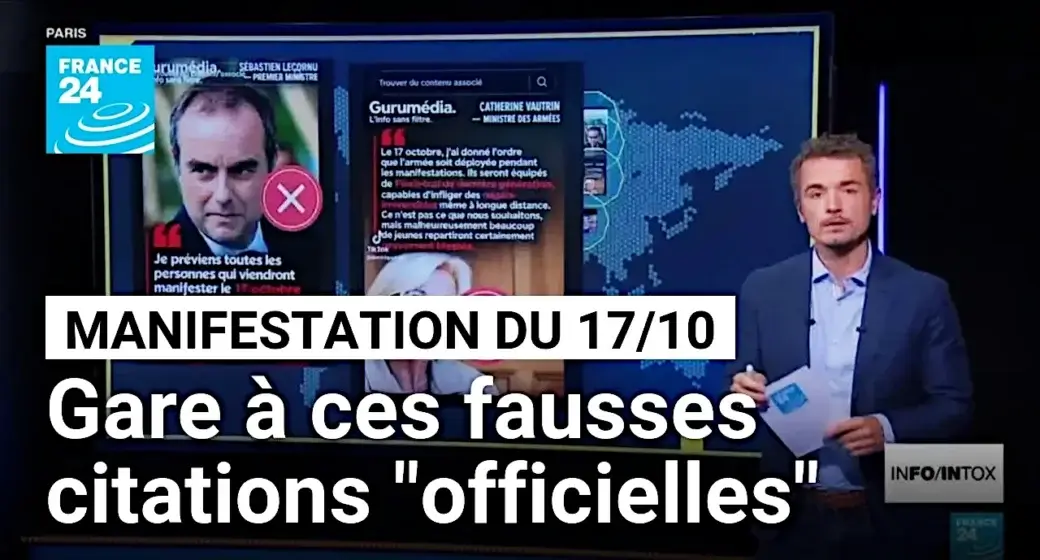 France 24 manifestations 17-10